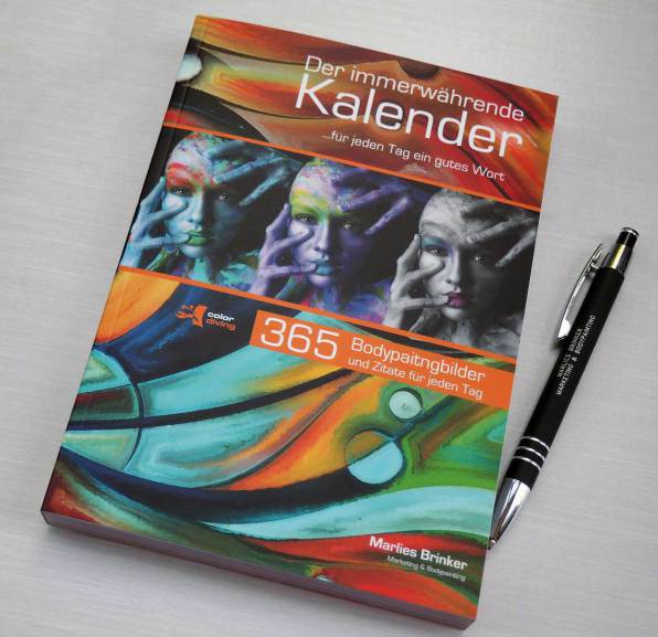 Kalender, Bodypainting, Marlies Brinker, Fotoshooting, Taschenbuch, Bodypainting, Softcover
