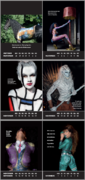 Bodypainting-Fotoshooting-Kalender-2019-Tischkalender-Farbe-Bunt-52 Wochen-Sprüche-Marlies-Brinker-Bodypainting Messen, Köln, Düsseldorf, Dortmund, Essen, NRW, international, Marlies Brinker, Fotoshooting